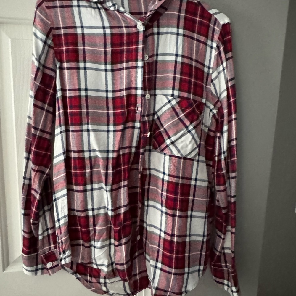 Garage Red and White Checkered Shirt